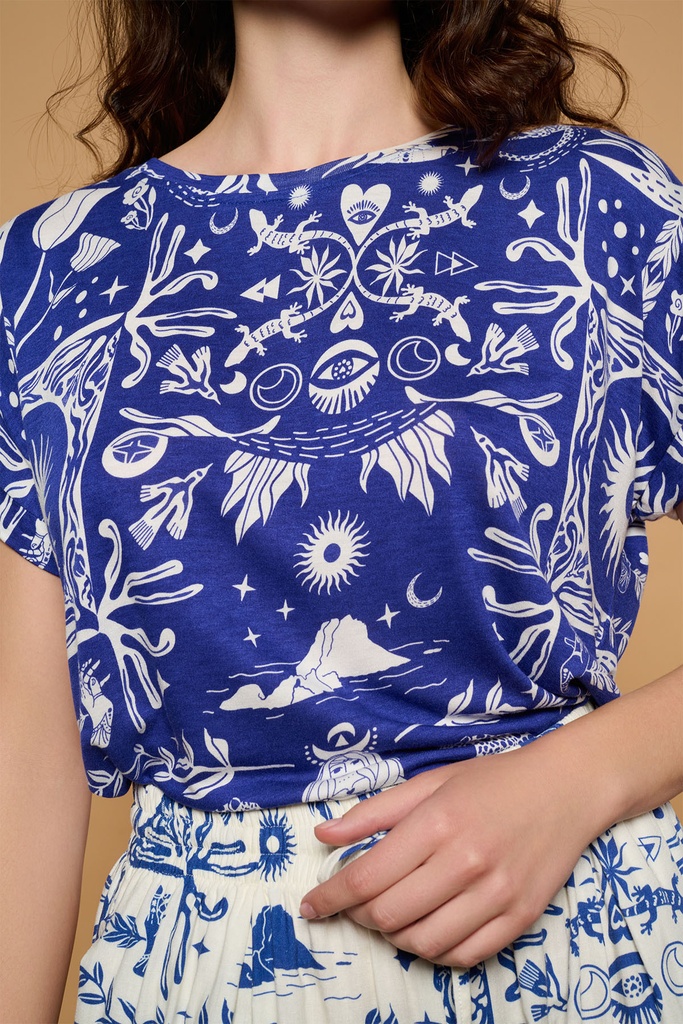 BLUE TANIT TOP - Imagen 2