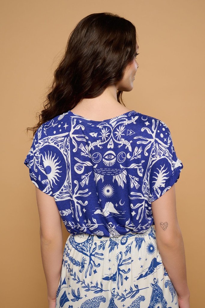 BLUE TANIT TOP - Imagen 4