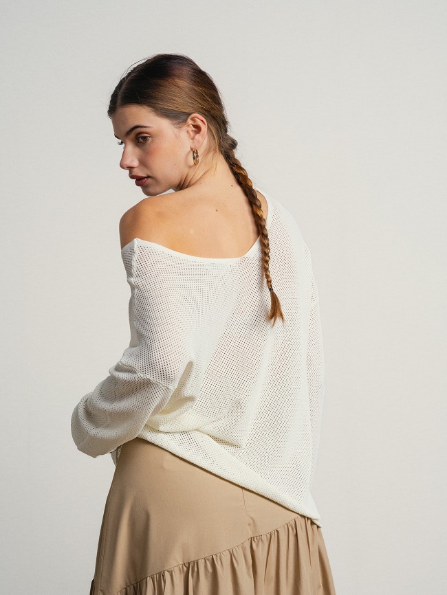 JERSEY CALADO ESCOTE EN V - Imagen 4